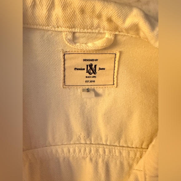 H&M Off-White Denim Jacket - Picture 2 of 4